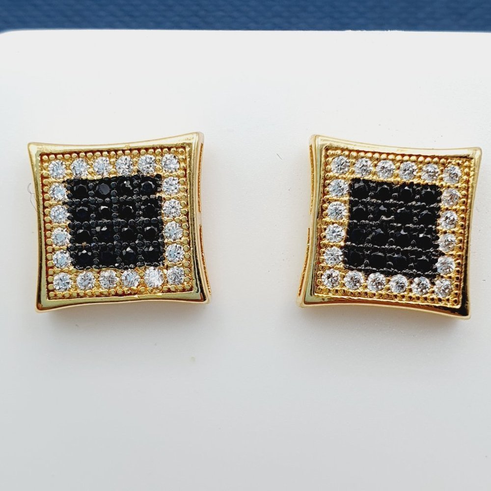14K Gold Plated Cubic Zircon Earrings, EVBRS699